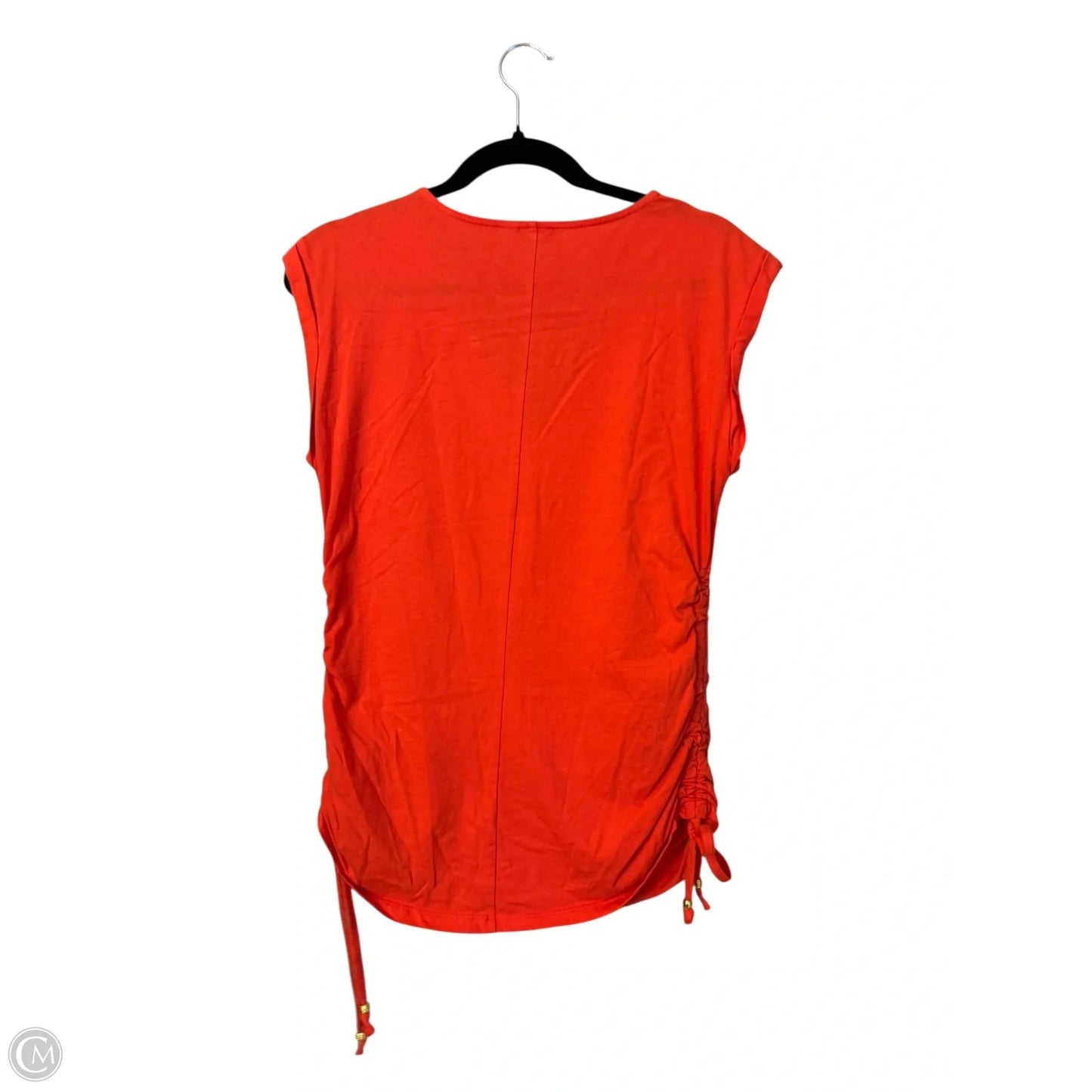 Top Sleeveless By Inc In Orange, Size: M