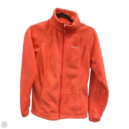 Jacket Fleece By Columbia In Coral, Size: S