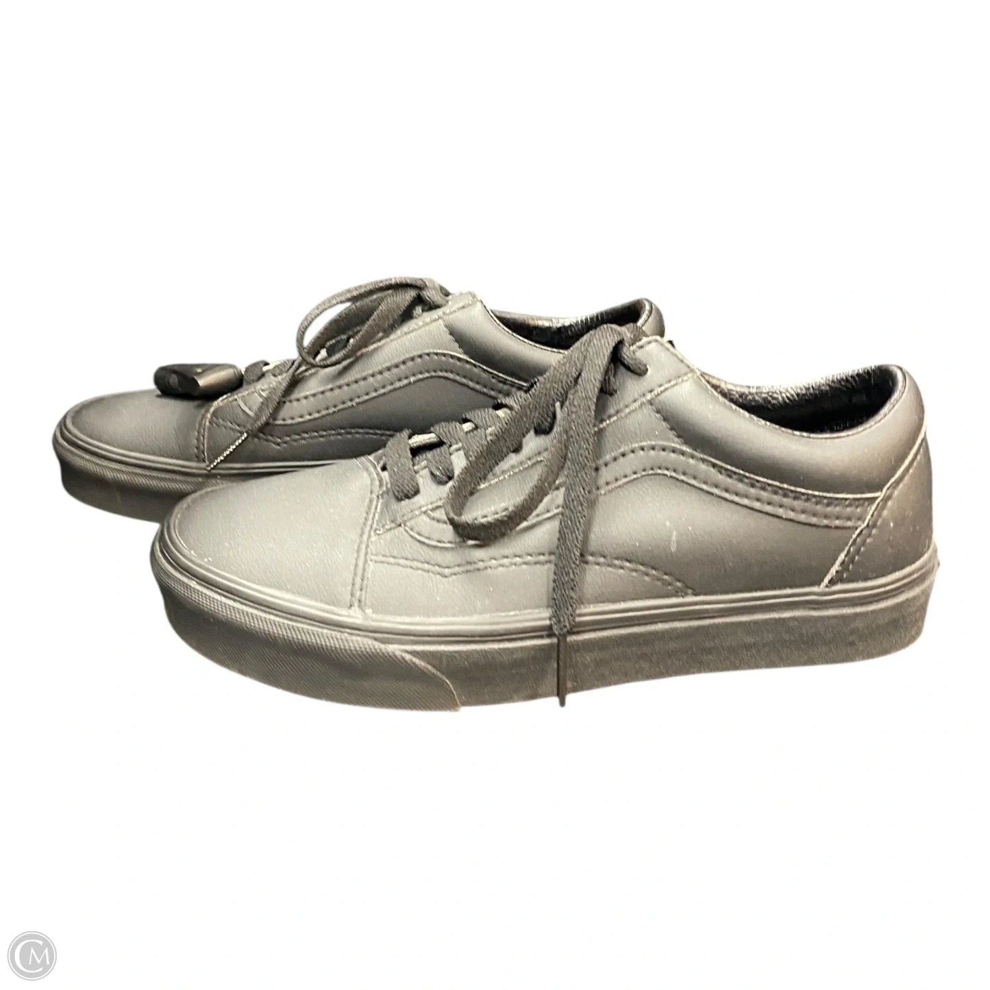 Shoes Sneakers By Vans In Black, Size: 8.5