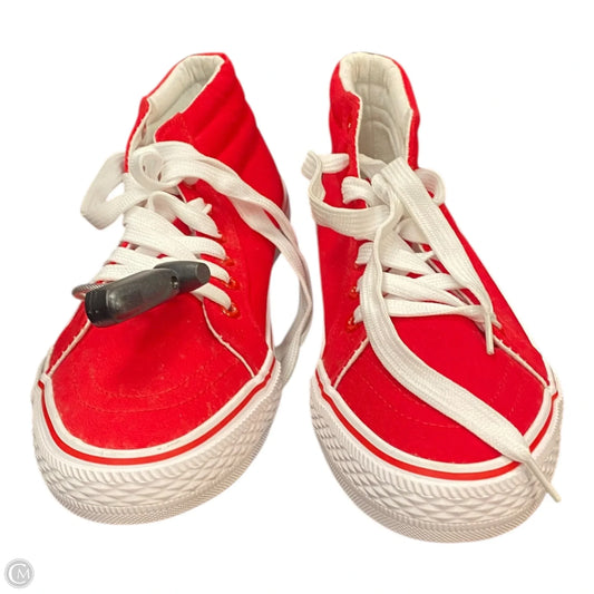Shoes Sneakers By Clothes Mentor In Red, Size: 7
