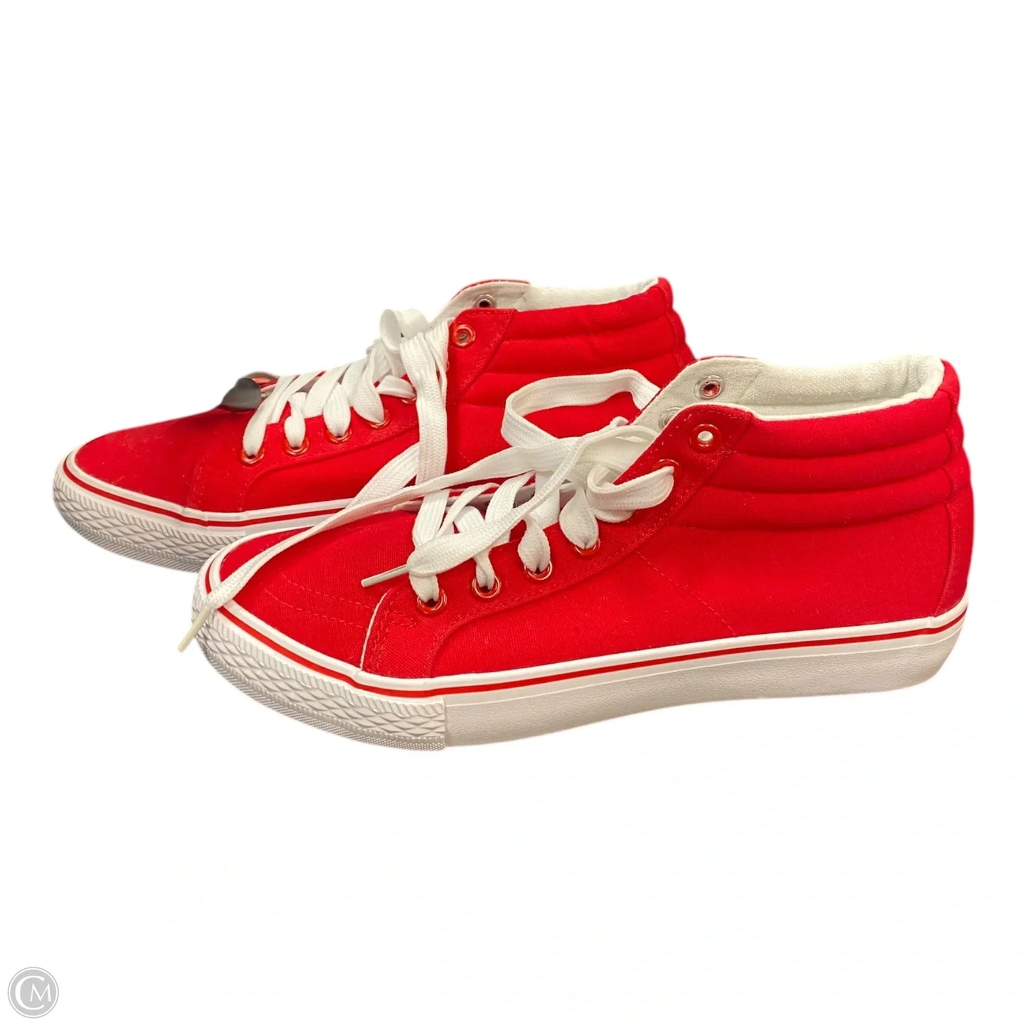Shoes Sneakers By Clothes Mentor In Red, Size: 7