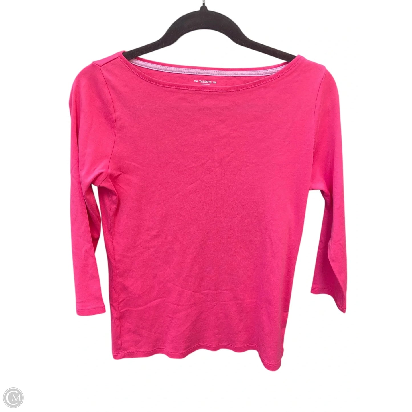 Top Long Sleeve Basic By Talbots In Pink, Size: Sp