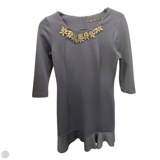 Dress Casual Short By Zara Basic In Navy, Size: M