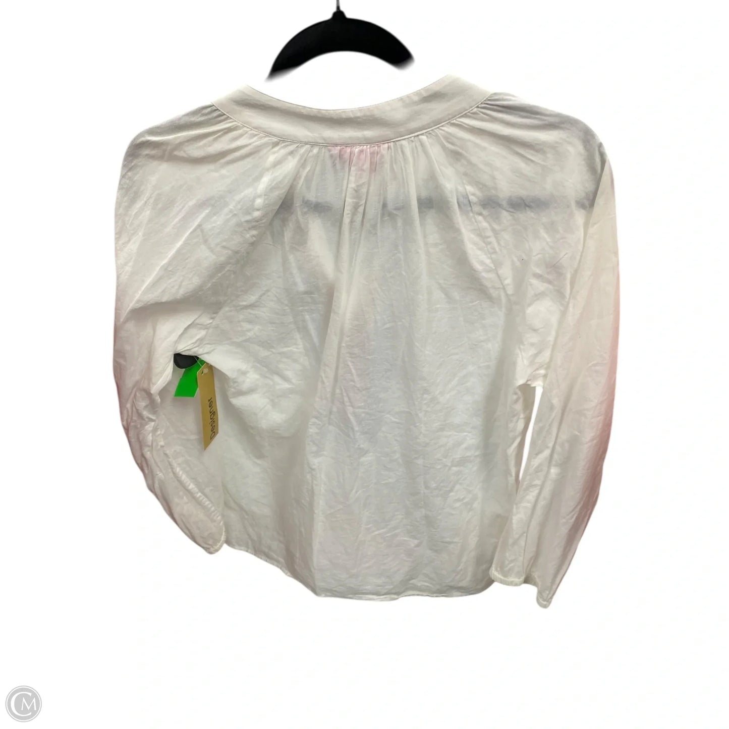 Top Long Sleeve Designer By Lilly Pulitzer In White, Size: M