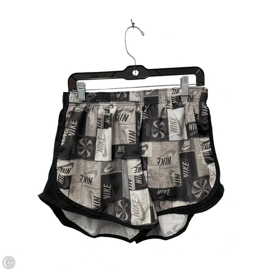 Athletic Shorts By Nike In Black & Grey, Size: Xl