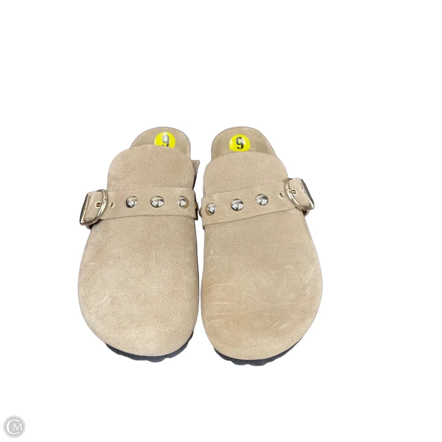 Shoes Flats By Clothes Mentor In Tan, Size: 9