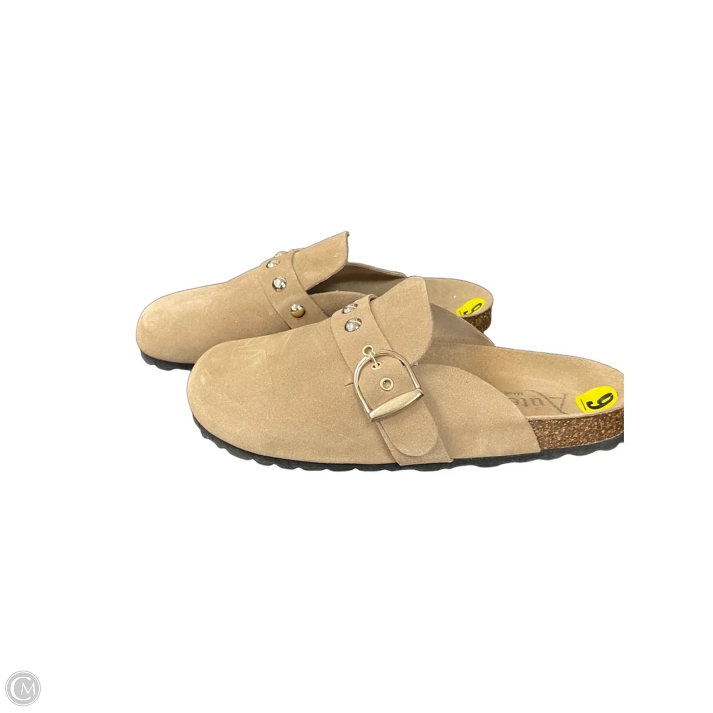 Shoes Flats By Clothes Mentor In Tan, Size: 9