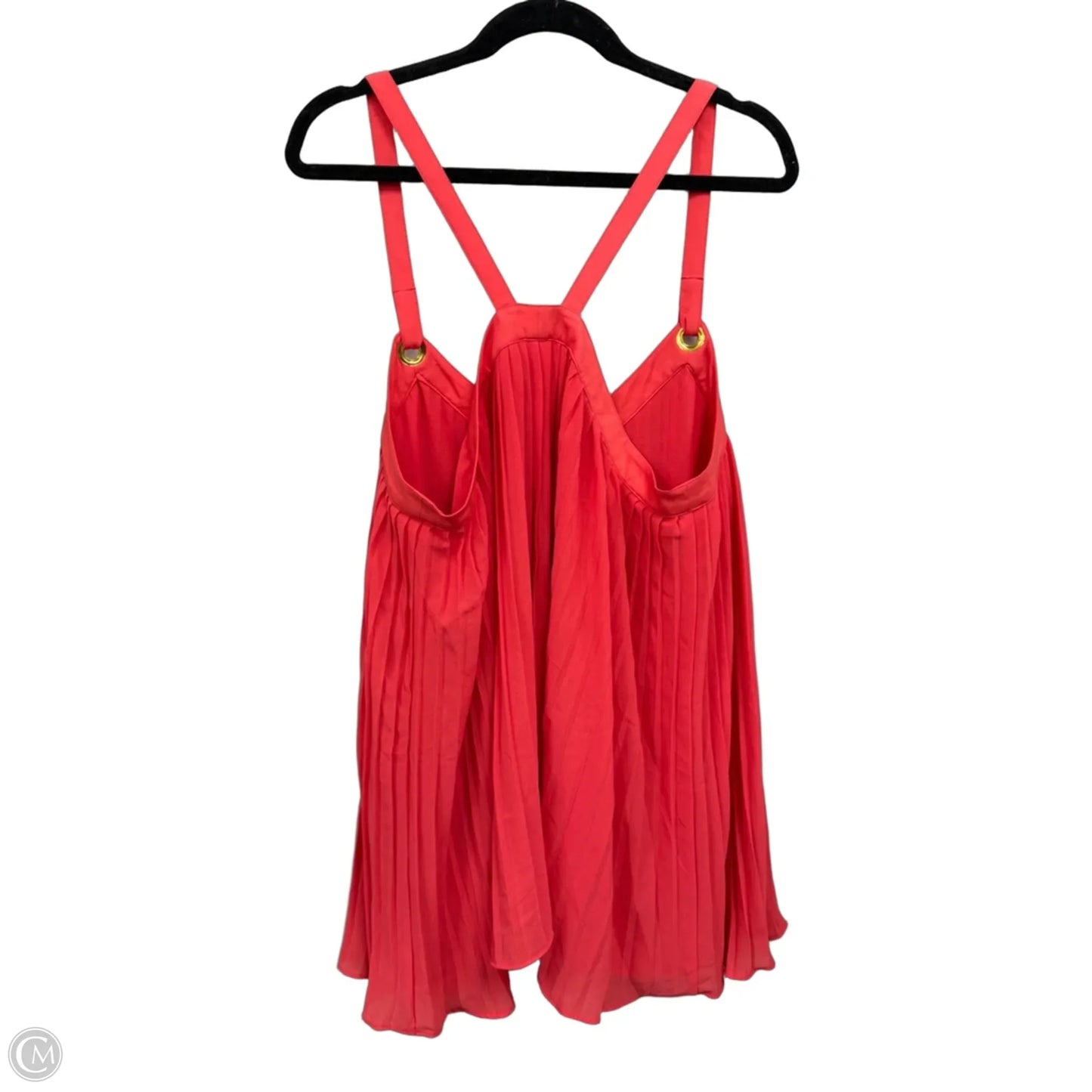 Blouse Sleeveless By Michael By Michael Kors In Coral, Size: Xl