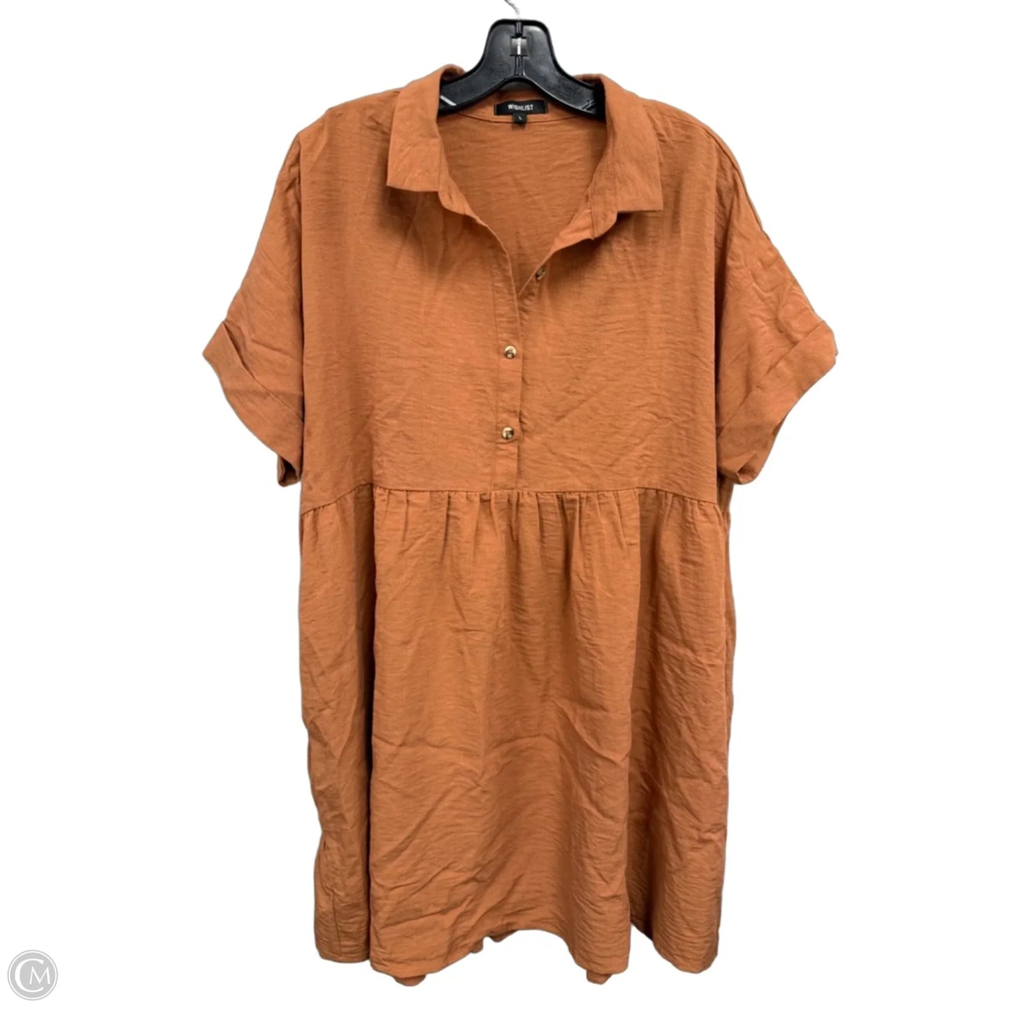 Dress Casual Short By Wishlist In Copper, Size: L