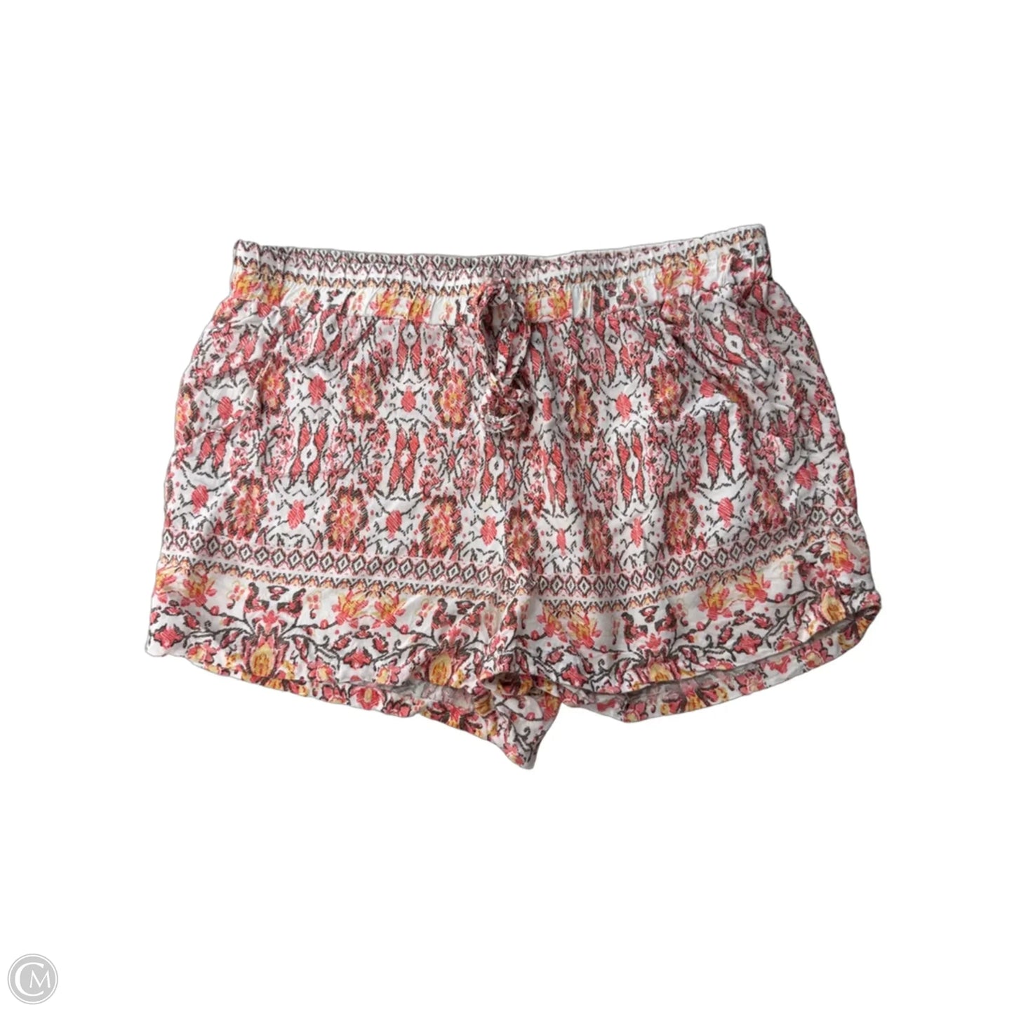 Shorts By Bebop In Orange & White, Size: L