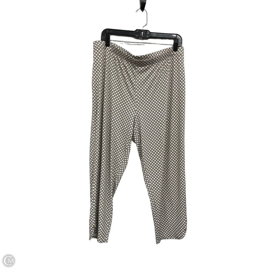 Pants Lounge By Chicos In Cream & White, Size: L