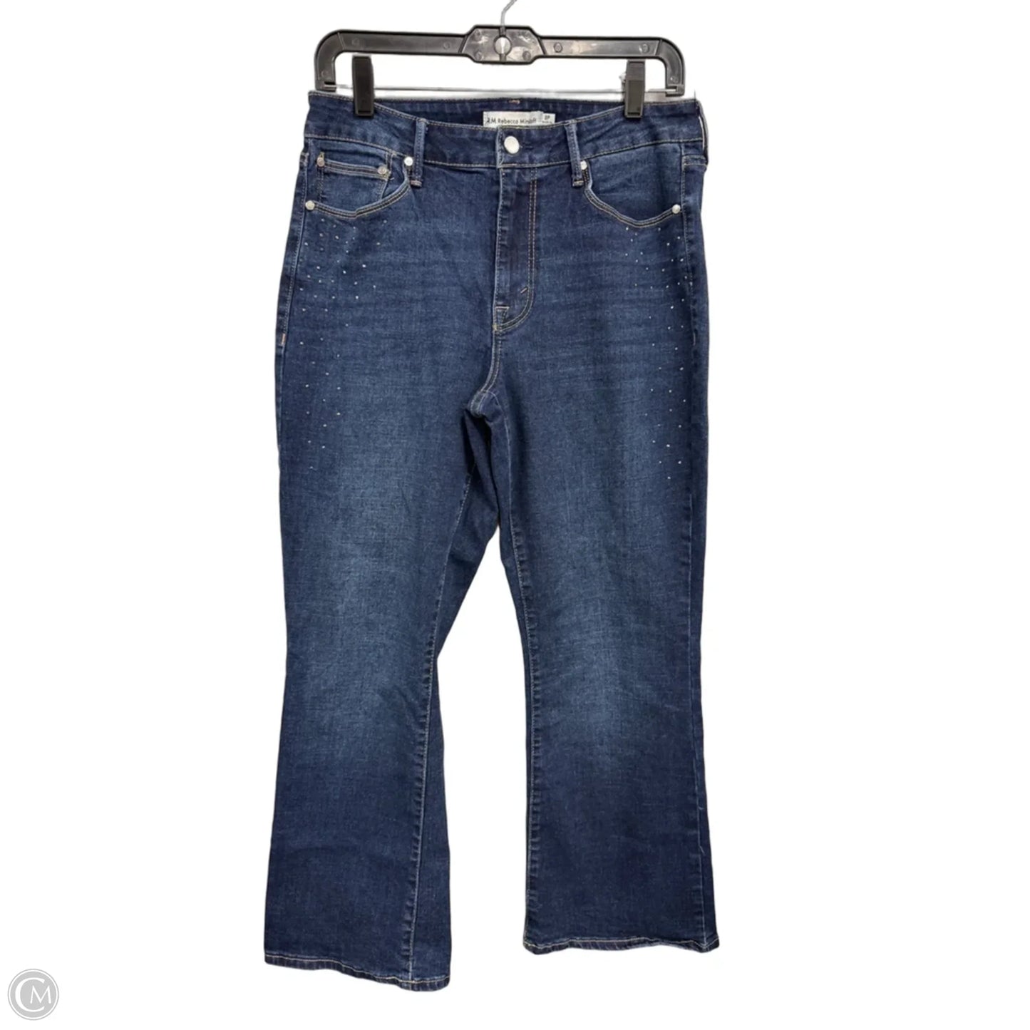 Jeans Designer By Rebecca Minkoff In Blue & Silver, Size: 8p