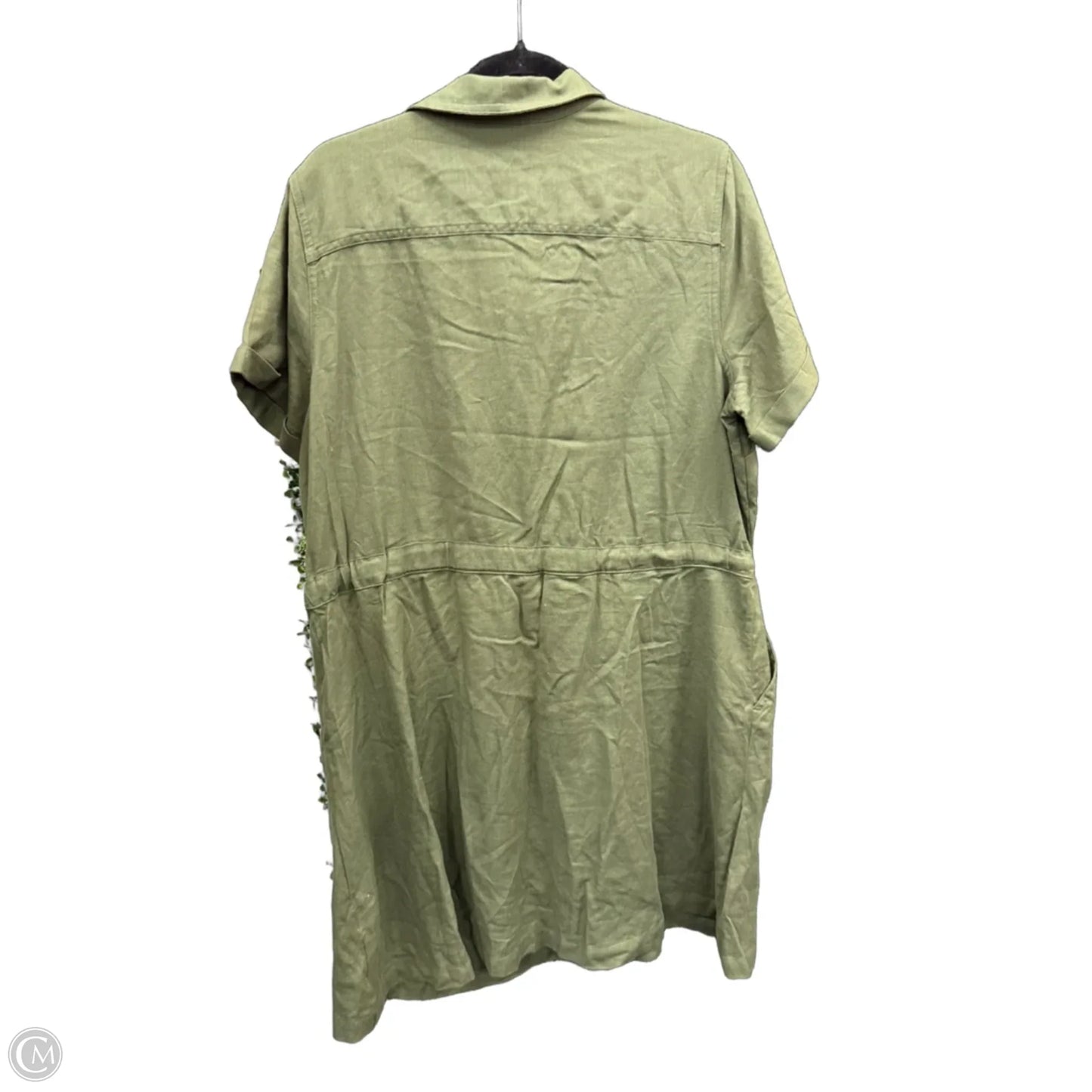 Dress Casual Short By Croft And Barrow In Green, Size: L