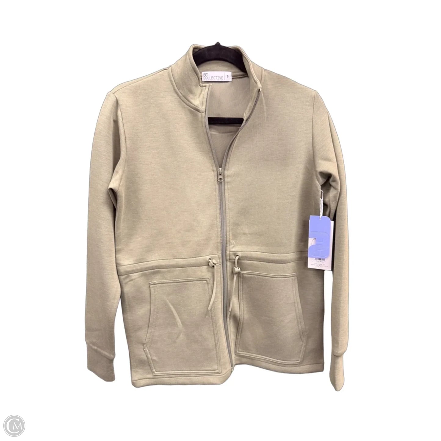 Athletic Jacket By Clothes Mentor In Green, Size: S