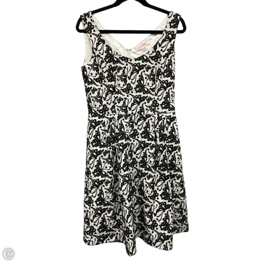 Dress Party Short By Betsey Johnson In Black & White, Size: 10