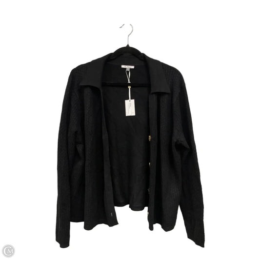 Sweater Cardigan By Vila Milano In Black, Size: Xl