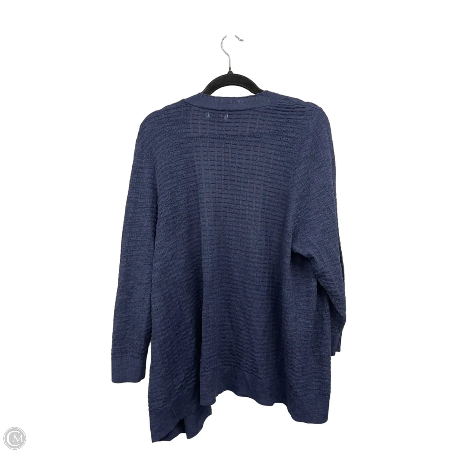 Sweater Cardigan By Croft And Barrow In Navy, Size: 1x