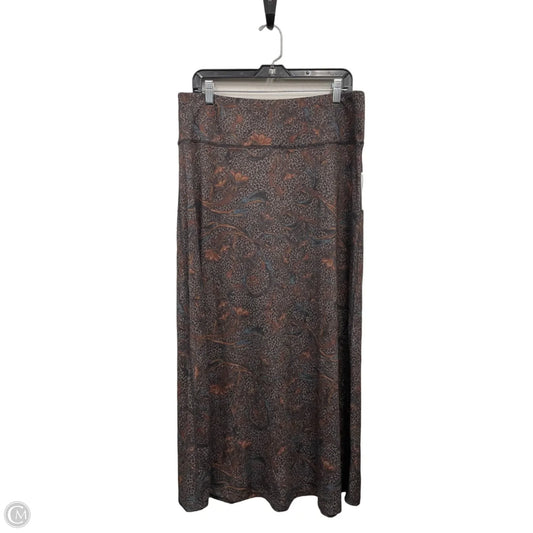 Skirt Maxi By Style And Company In Brown, Size: L