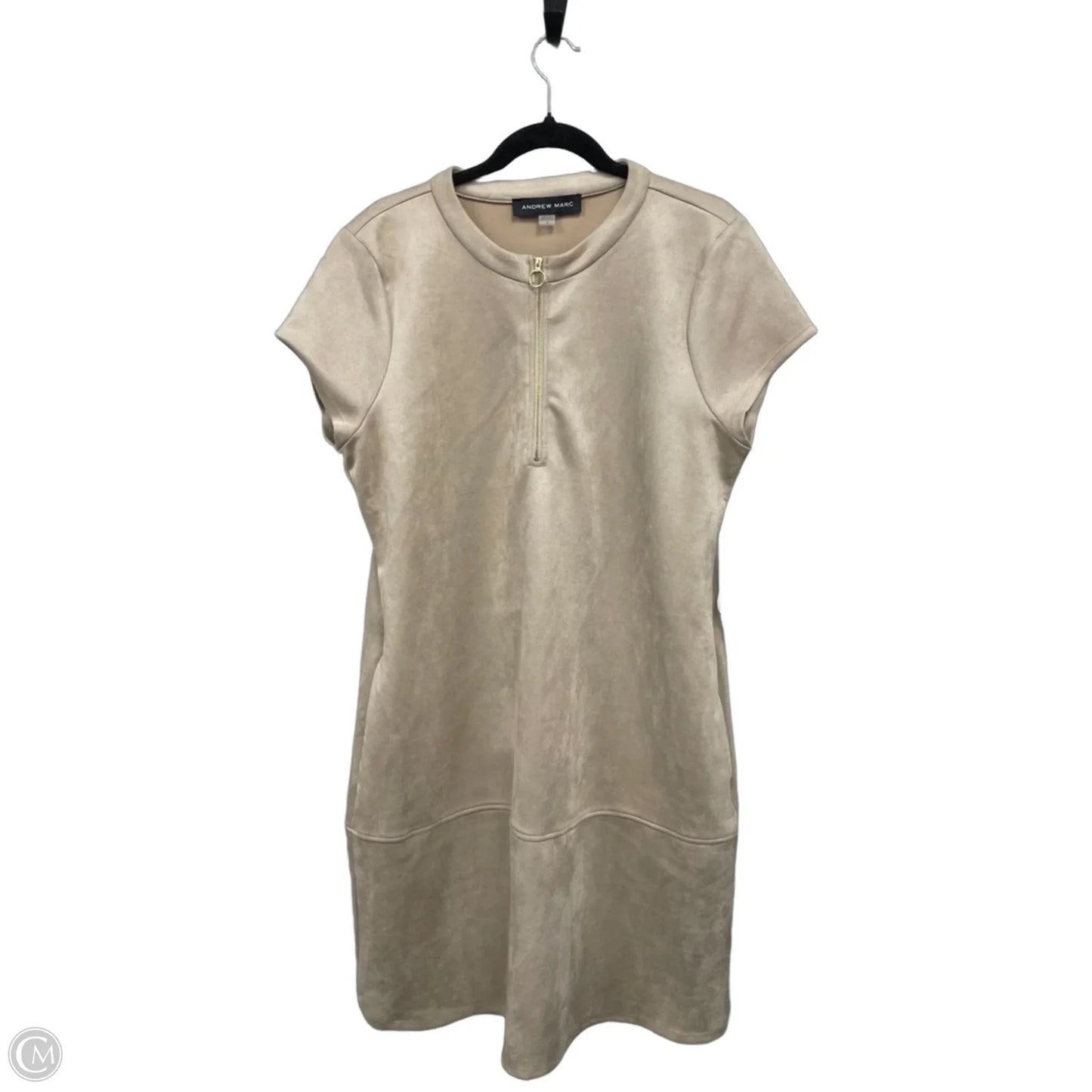 Dress Casual Midi By Andrew Marc In Cream, Size: 16
