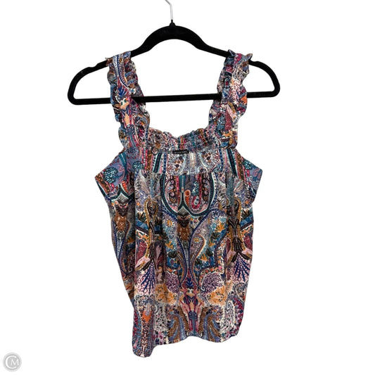 Top Sleeveless By Black Tape In Multi-colored, Size: M