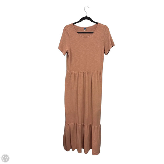Dress Casual Maxi By Old Navy In Brown, Size: M