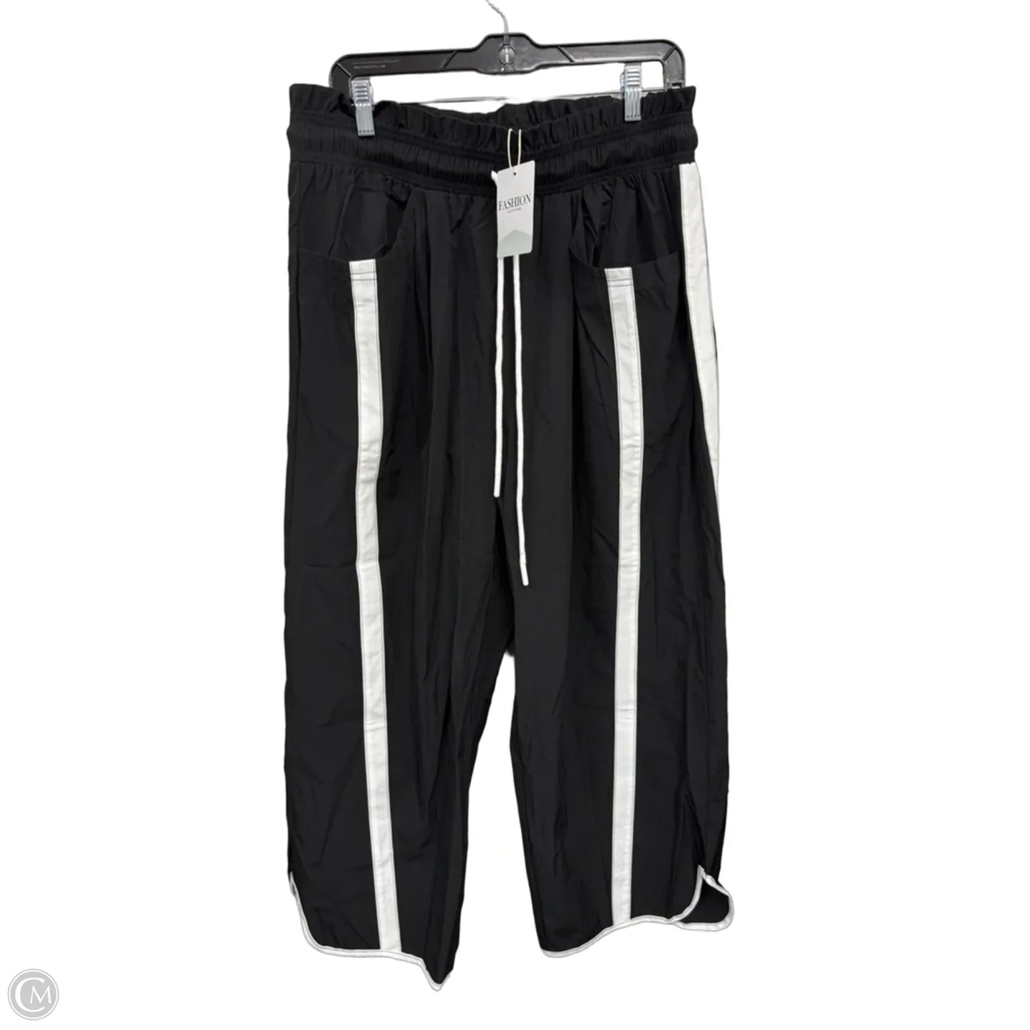 Pants Wide Leg By Clothes Mentor In Black & White, Size: Xl