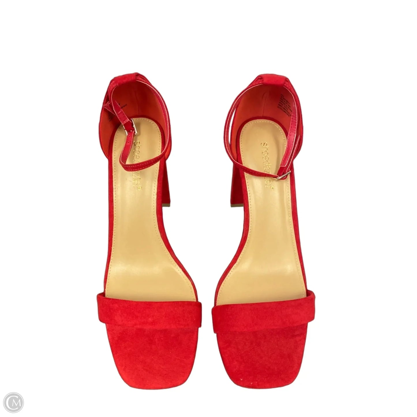 Shoes Heels Block By Shoedazzle In Red, Size: 10