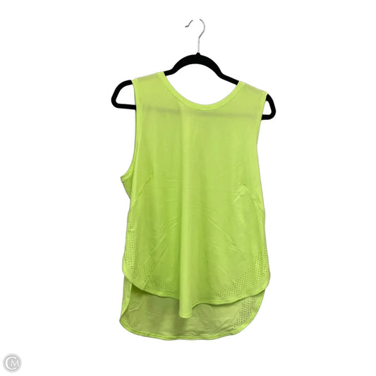 Athletic Tank Top By Lululemon In Green, Size: 12