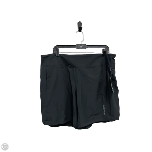 Athletic Shorts By Brooks In Black, Size: Xl
