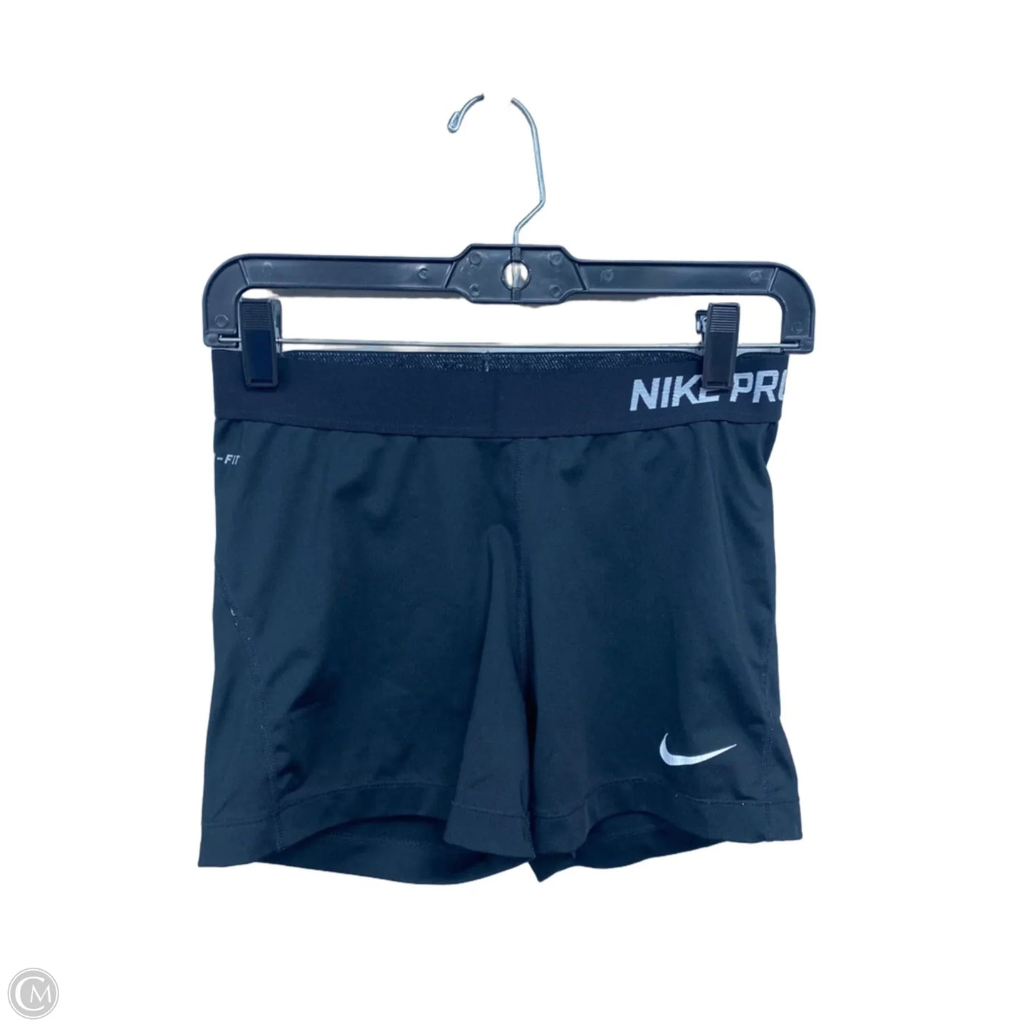 Athletic Shorts By Nike In Black & White, Size: L
