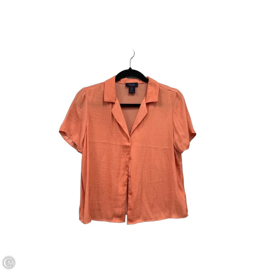Blouse Short Sleeve By Rachel Roy In Peach, Size: Xs