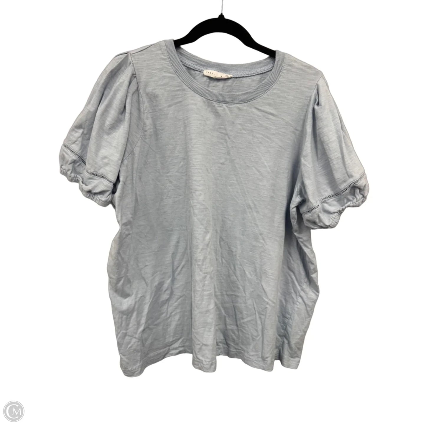 Top Short Sleeve By Jane And Delancey In Blue, Size: 1x