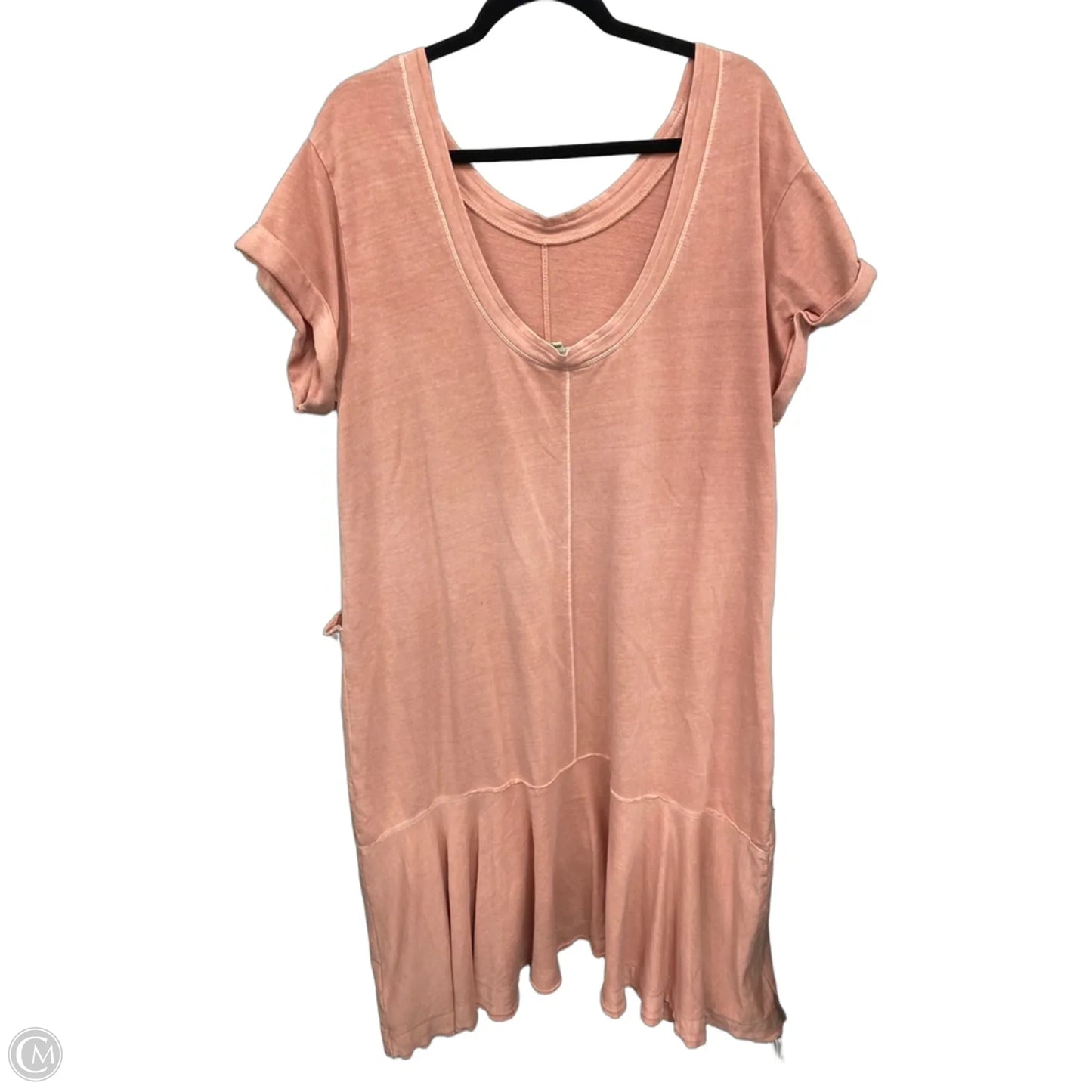 Dress Casual Short By Saturday/sunday In Peach, Size: Xl