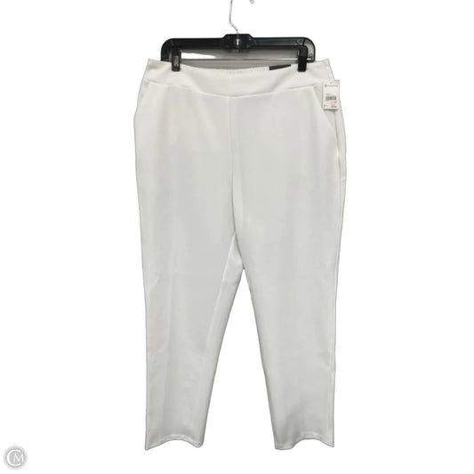 Pants Dress By Versona In White, Size: L