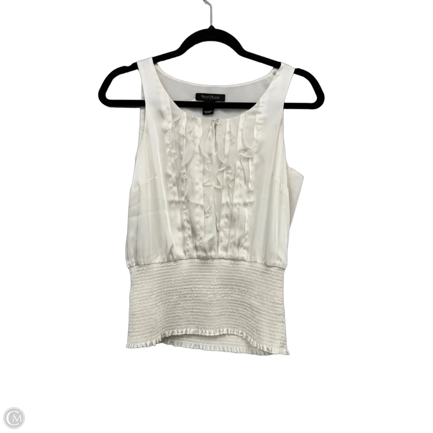 Blouse Sleeveless By White House Black Market In White, Size: S