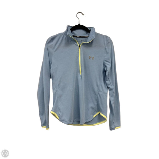 Athletic Jacket By Under Armour In Blue & Yellow, Size: M