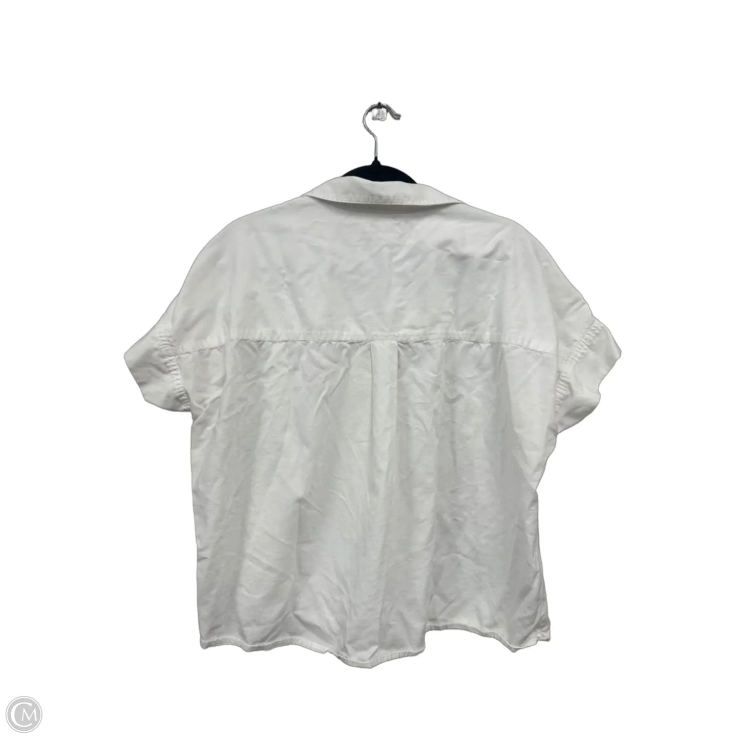 Top Short Sleeve By Madewell In White, Size: L