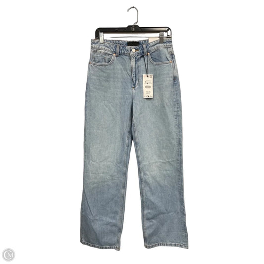 Jeans Straight By Zara In Blue Denim, Size: 6