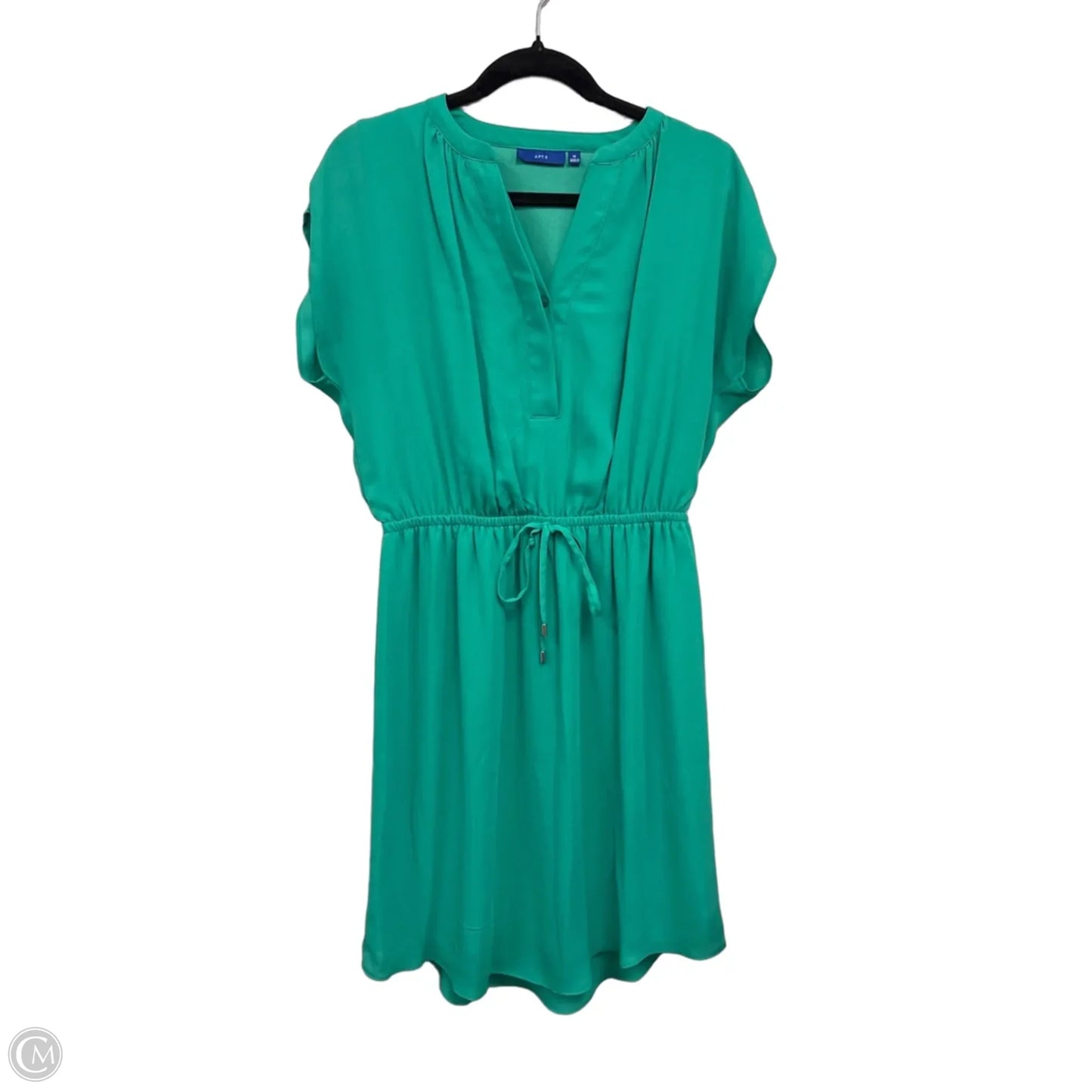 Dress Casual Midi By Apt 9 In Green, Size: M