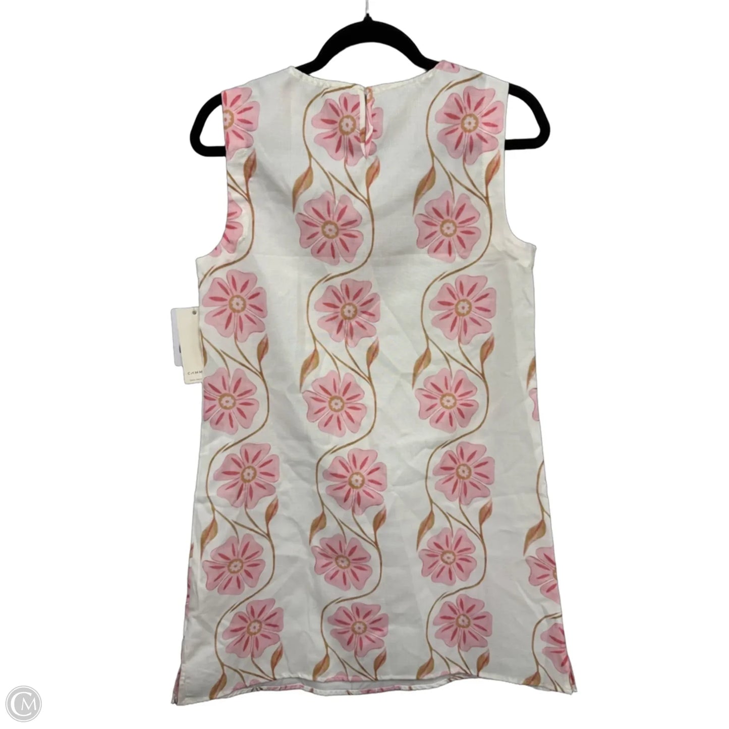 Dress Casual Maxi By Commense In Pink & White, Size: S
