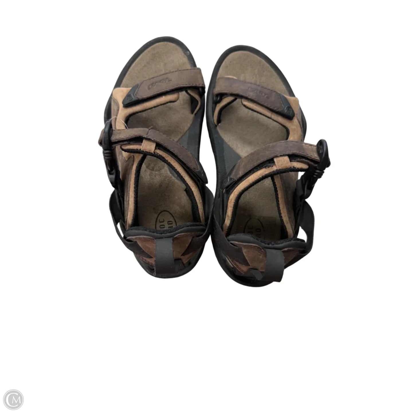 Sandals Sport By Teva In Black & Brown, Size: 7.5