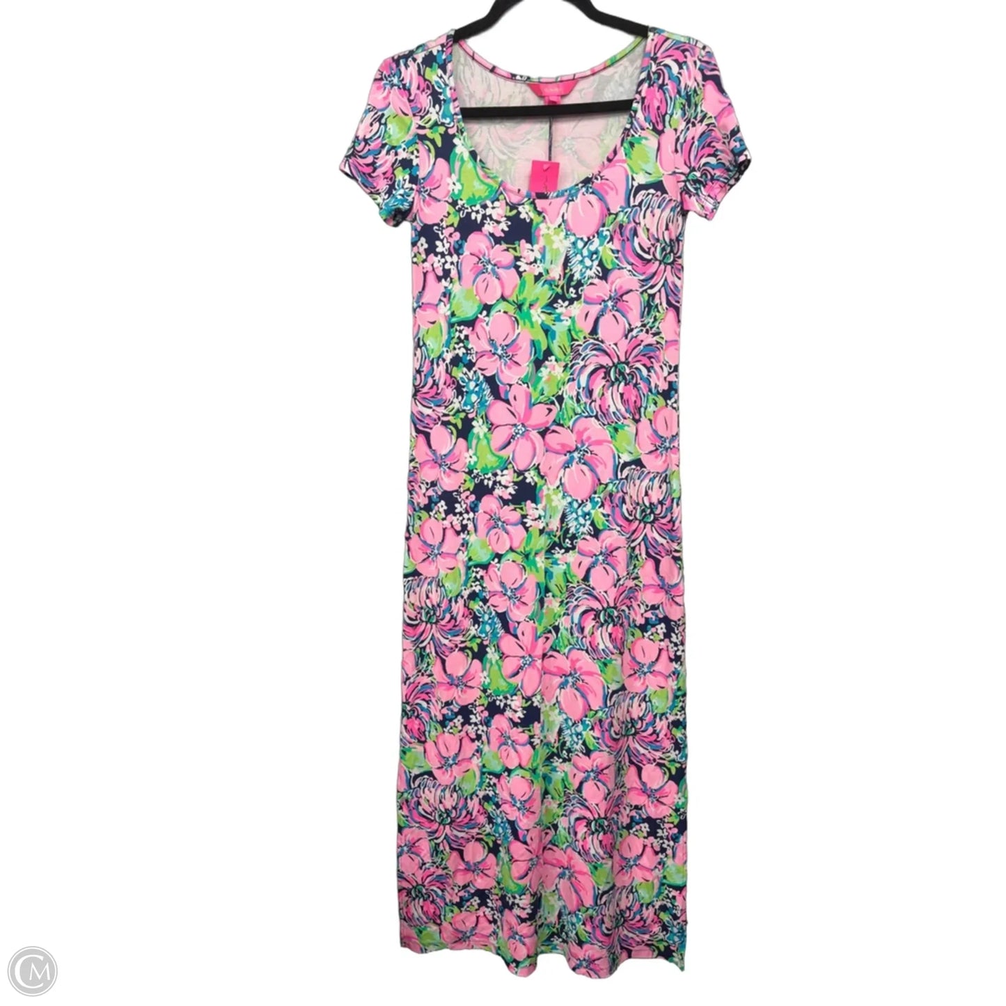Dress Designer By Lilly Pulitzer In Green & Pink, Size: Xs