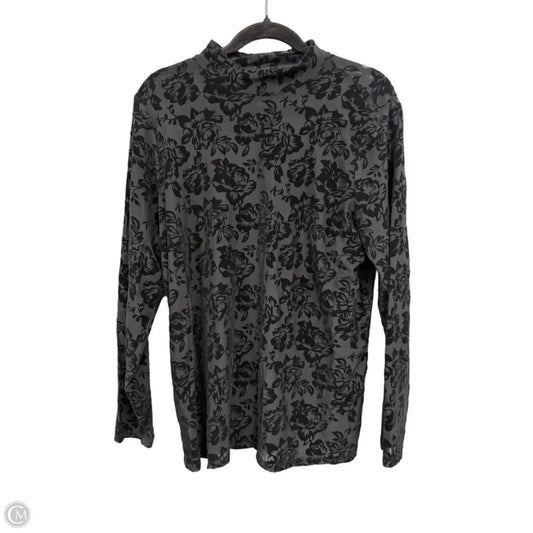 Blouse Long Sleeve By Torrid In Black, Size: L