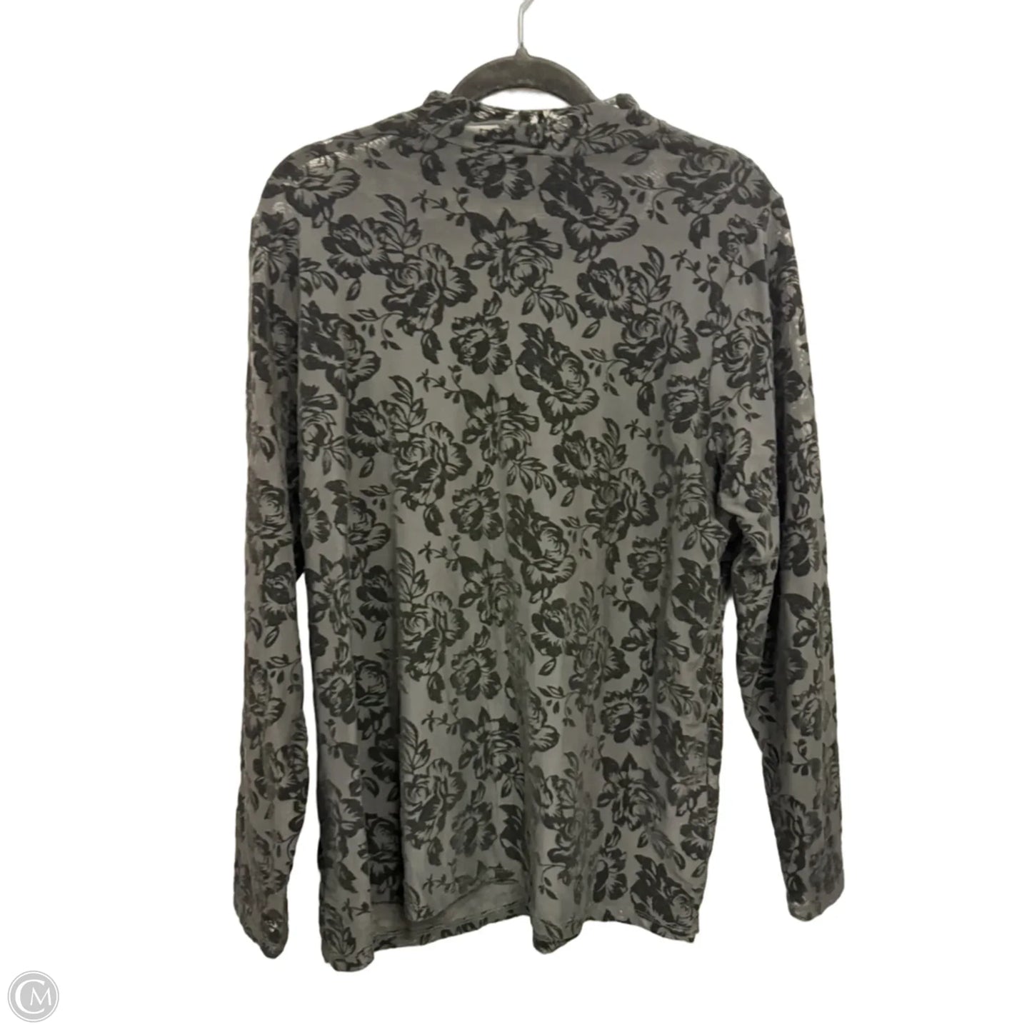 Blouse Long Sleeve By Torrid In Black, Size: L