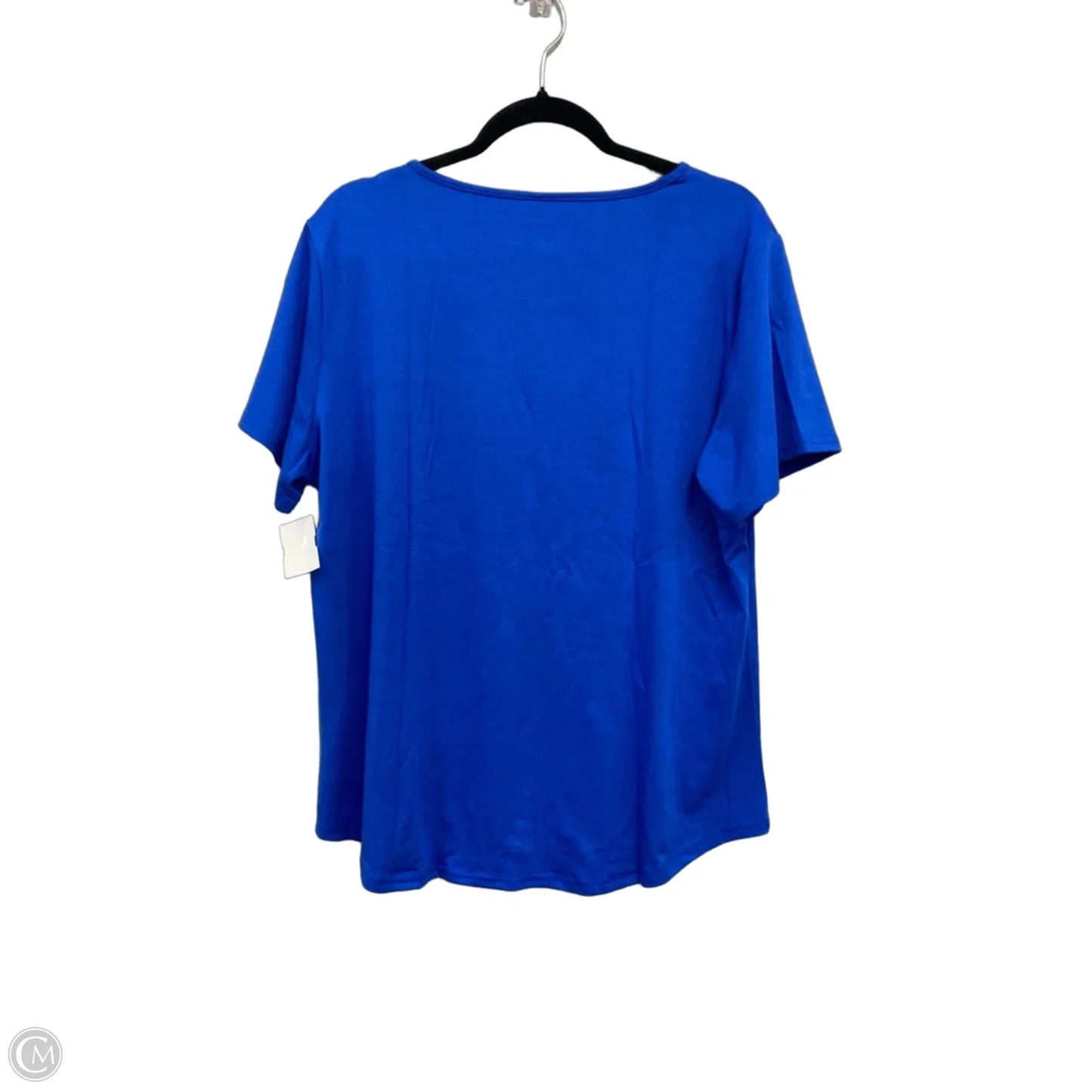 Top Short Sleeve Basic By Clothes Mentor In Blue, Size: Xl