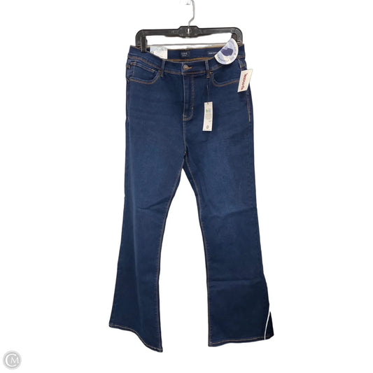 Jeans Flared By Curve Appeal In Blue Denim, Size: 12