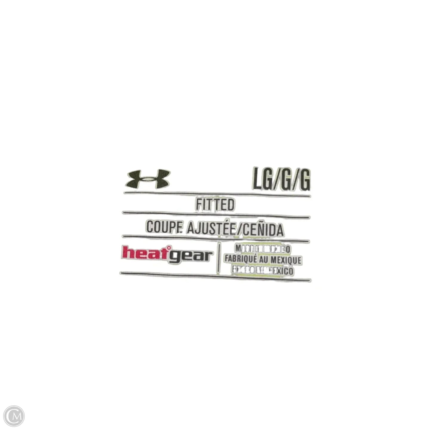 Athletic Top Short Sleeve By Under Armour In Yellow, Size: L