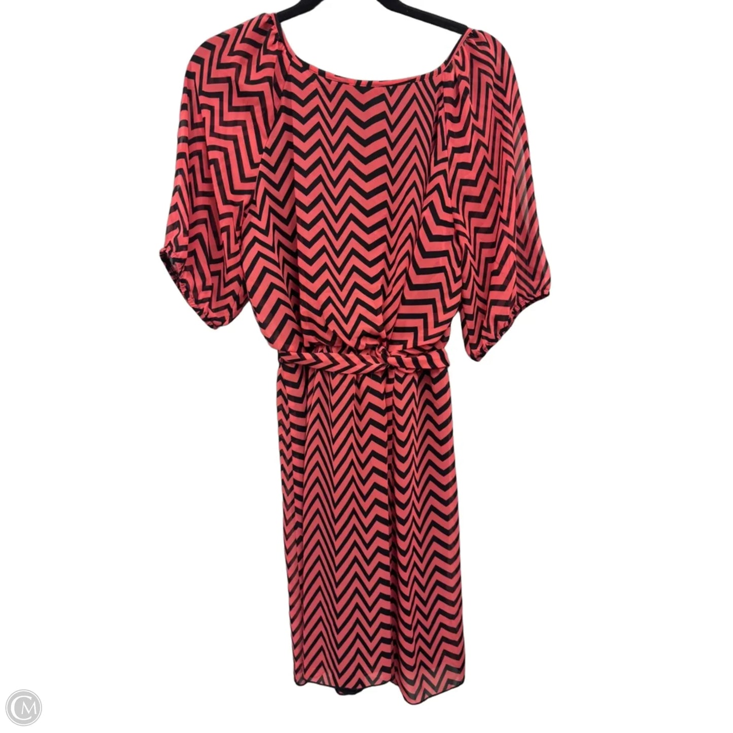 Dress Casual Short By Enfocus In Black & Red, Size: 14