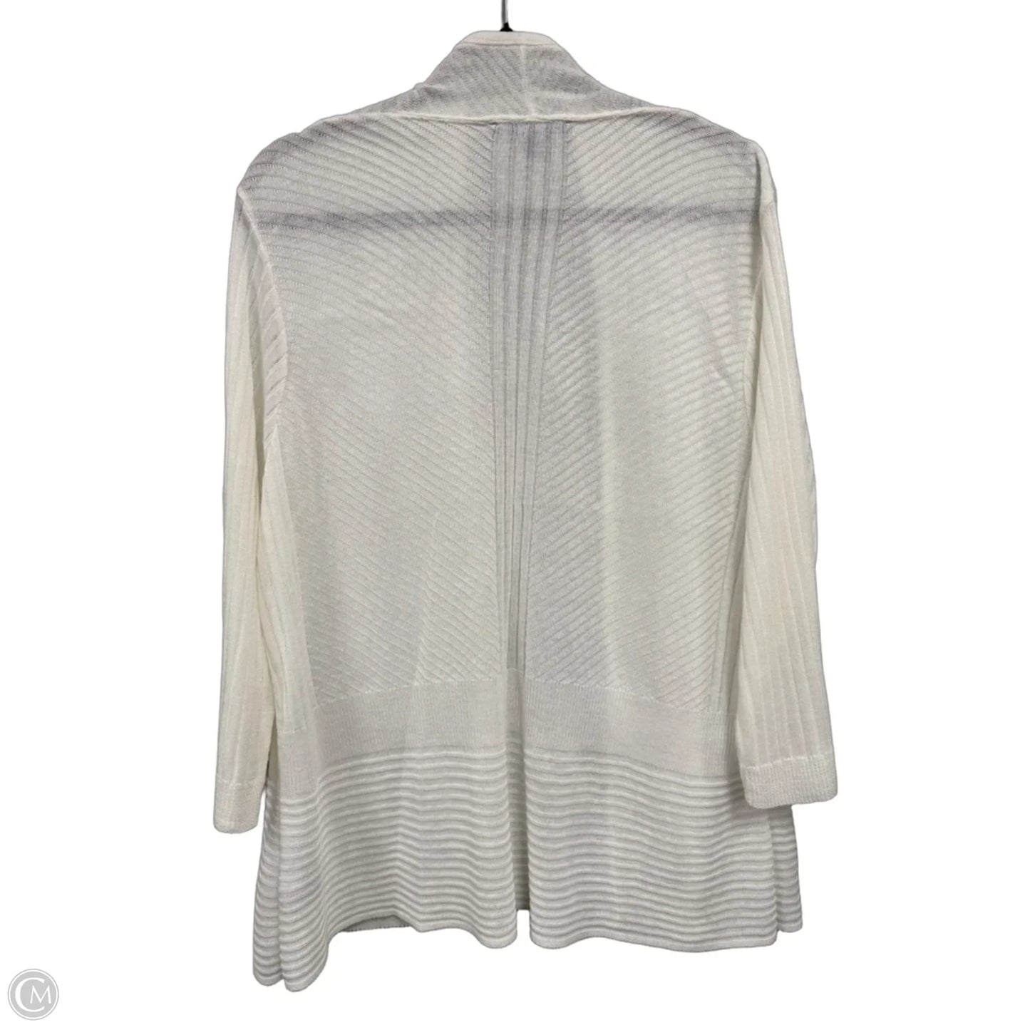 Cardigan By Apt 9 In Cream, Size: Xl