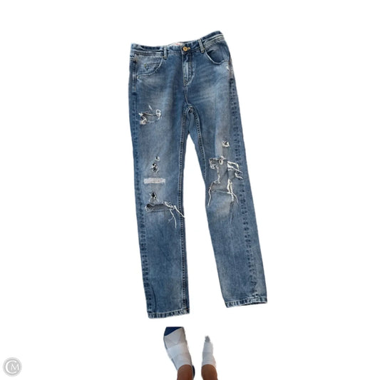 Jeans Boyfriend By Zara In Blue, Size: 2